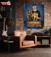 Alex Caruso 2025 NBA Champion Poster Canvas – Thunder Basketball Finals Wall Art - Get Trend Merch