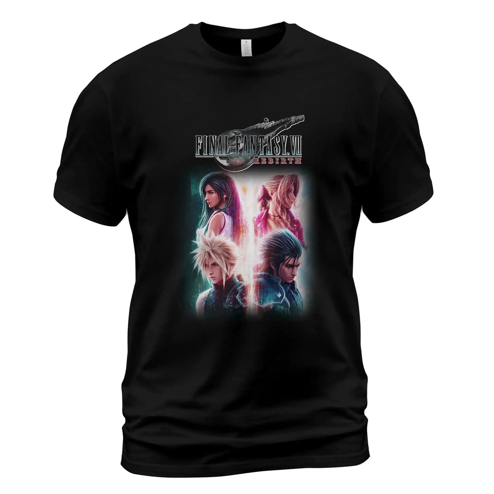 Final Fantasy VII Rebirth Shirt – Final Fantasy 7 Rebirth Game Characters T-Shirt, Sephiroth Cloud Tifa Aerith Gamer Gift Hoodie Sweatshirt - Get Trend Merch
