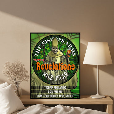 Iron Maiden Trooper Revelations The Bishops Arms Sweden Canvas Poster - Get Trend Merch