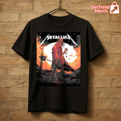 Metallica M72 World Tour 2025 Houston Texas Pop-Up Shop Concert Setlist T-Shirt - Get Trend Merch