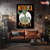 Metallica M72 World Tour 2025 Until It Sleeps Load Houston Exclusive Tour Poster Canvas Wall Art - Get Trend Merch