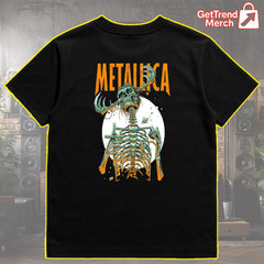 Metallica T-Shirt, M72 World Tour 2025 Houston, Until It Sleeps Load Skeleton, Luke Preece Art, Heavy Metal Concert Tee - Get Trend Merch