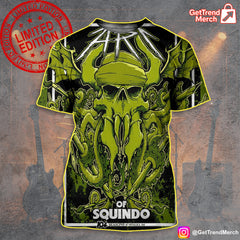 The Art of Squindo 3D T-Shirt – Metallica M72 Santa Clara 2025 Limited Edition Tour Merch, 104 Seasons Exclusive Artwork Tee - Get Trend Merch