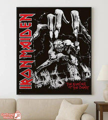 Iron Maiden “The Number of the Beast” Poster | Eddie Devil Puppet Art Print – Classic Heavy Metal Canvas Wall Decor - Get Trend Merch