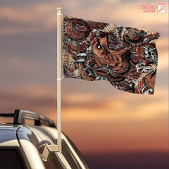 Metallica M72 Tour 2025 Denver Flag – Battle Grizzly Bear Design, June 27 Empower Field Limited Edition by JML2Art - Get Trend Merch