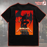 Metallica M72 Tour 2025 Santa Clara Pop-Up Dragon Shirt Vance Kelly Art - Get Trend Merch
