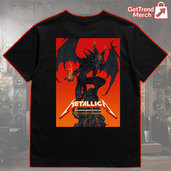 Metallica M72 Tour 2025 Santa Clara Pop-Up Dragon Shirt Vance Kelly Art - Get Trend Merch