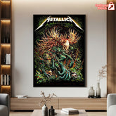 Metallica M72 Tour 2025 Toronto Canvas Poster – April 24/26 2025 Concert Art Print, Heavy Metal Wall Decor - Get Trend Merch