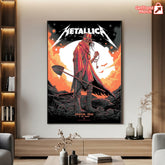 Metallica M72 Tour June 16 2025 Houston Texas NRG Stadium – Tonight In Houston Setlist Canvas Poster by Matt Ryan Tobin - Get Trend Merch