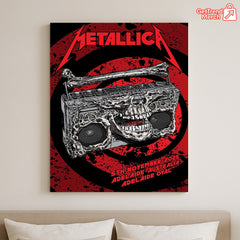 Metallica M72 World Tour – Adelaide, Australia – Adelaide Oval Stadium – Nov 5, 2025 Poster Canvas Wall Art