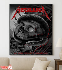 Metallica M72 World Tour May 3, 2025 Nashville, TN Nissan Stadium – Tonight in Tennessee Setlist Poster Canvas Wall Art - Get Trend Merch
