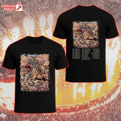 Metallica Concert Tour M72 World Tour - June 29, 2025 Denver, Colorado Empower Field at Mile High - No Repeat Weekend Setlist Official Band T-Shirt - Get Trend Merch