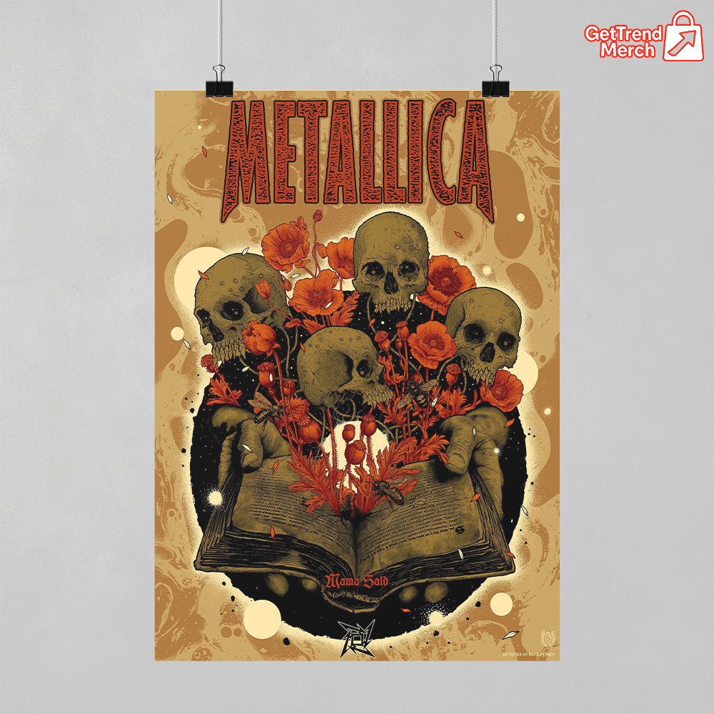 Metallica “Mama Said” Limited Edition Poster Canvas Wall Art – The Load-Inspired Series 2025 - Get Trend Merch