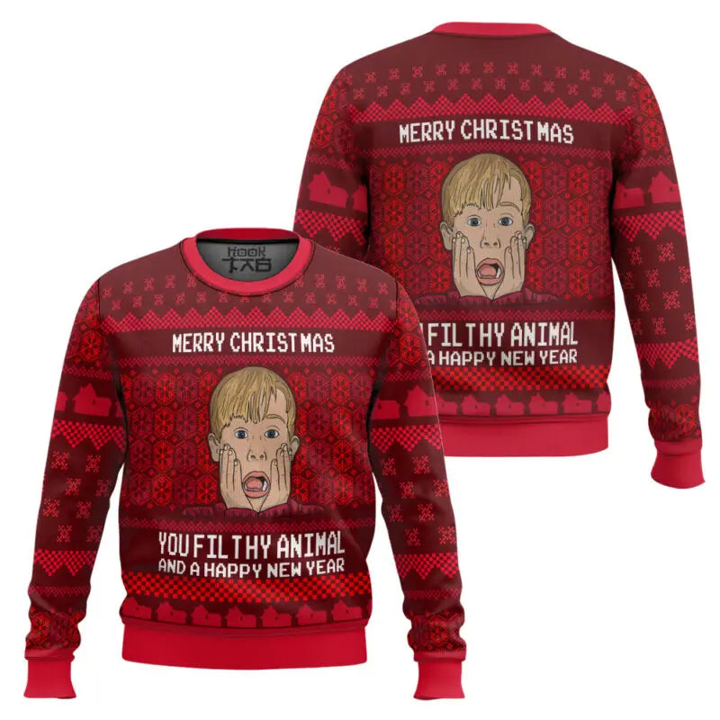 Home Alone Inspired Ugly Christmas Sweater