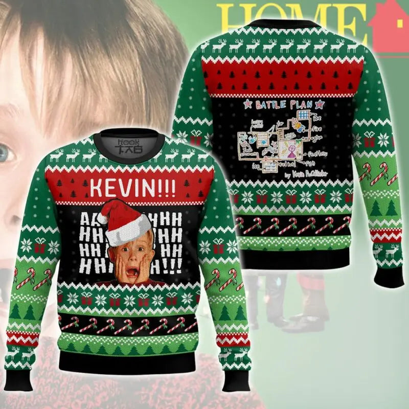 Home Alone Inspired Ugly Christmas Sweater