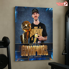Alex Caruso 2025 NBA Champion Poster Canvas – Thunder Basketball Finals Wall Art