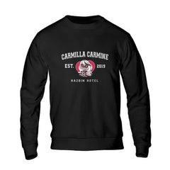 Carmilla Carmine Hazbin Hotel Shirt – Anime Fan Varsity College Style Tee