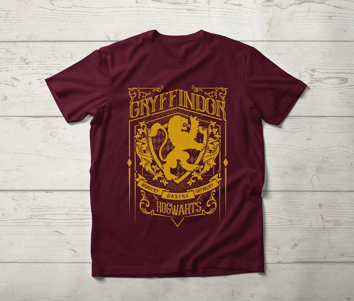Gryffindor House Shirt – Wizard Sport Hogwarts School Varsity T-Shirt, Bookish Potter Fan Gift Tee