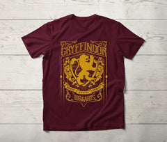 Gryffindor House Shirt – Wizard Sport Hogwarts School Varsity T-Shirt, Bookish Potter Fan Gift Tee