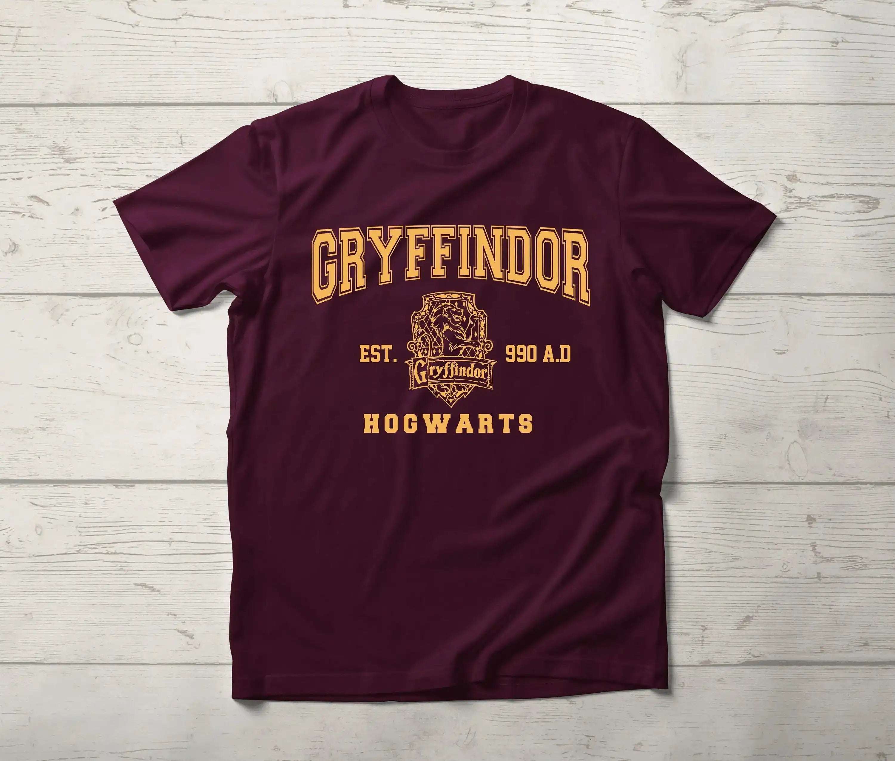 Gryffindor House Shirt – Wizard Sport Hogwarts Varsity T-Shirt, Bookish Potter Fan Gift Tee