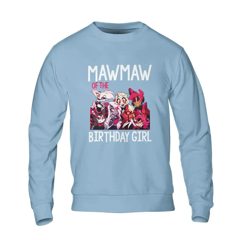 Hazbin Hotel Birthday Girl Shirt - Mawmaw Matching Family Fandom Tee - Get Trend Merch