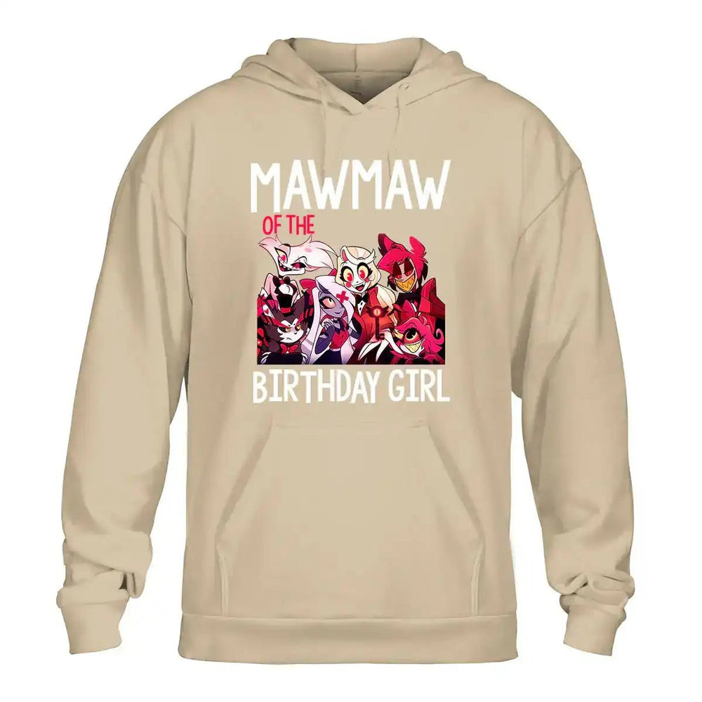 Hazbin Hotel Birthday Girl Shirt - Mawmaw Matching Family Fandom Tee - Get Trend Merch