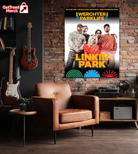 Linkin Park Werchter Parklife 28 June 2026 Concert Poster Canvas – Festival Art Print - Get Trend Merch