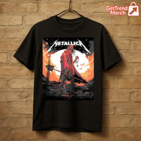 Metallica M72 World Tour 2025 Houston Texas Pop-Up Shop Concert Setlist T-Shirt - Get Trend Merch