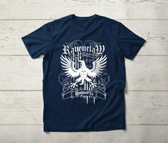 Ravenclaw House Gothic Crest Shirt – Vintage Wizard Hogwarts School T-Shirt, Bookish Potter Fan Gift Tee