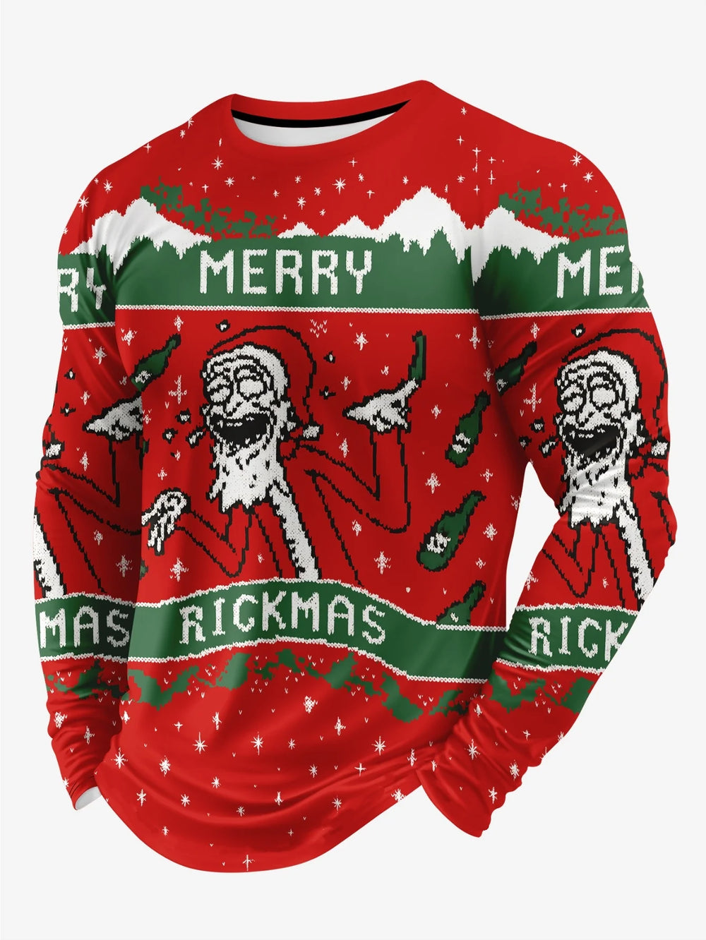 Rickmas Inspired Ugly Christmas Sweater