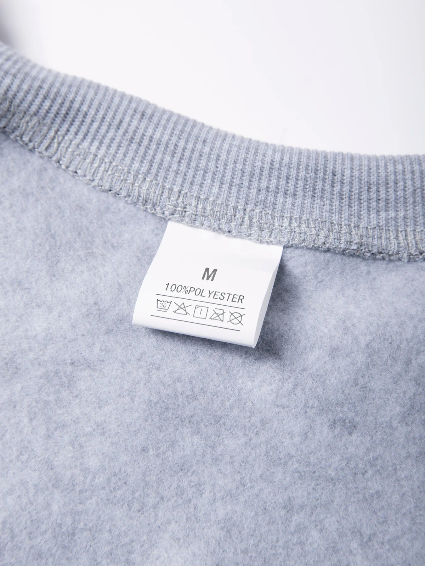 Men’s Crewneck Sweatshirt Solid Color Long Sleeve