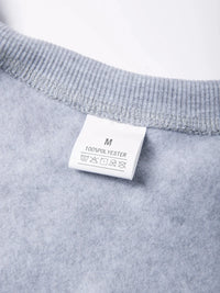 Men’s Crewneck Sweatshirt Solid Color Long Sleeve