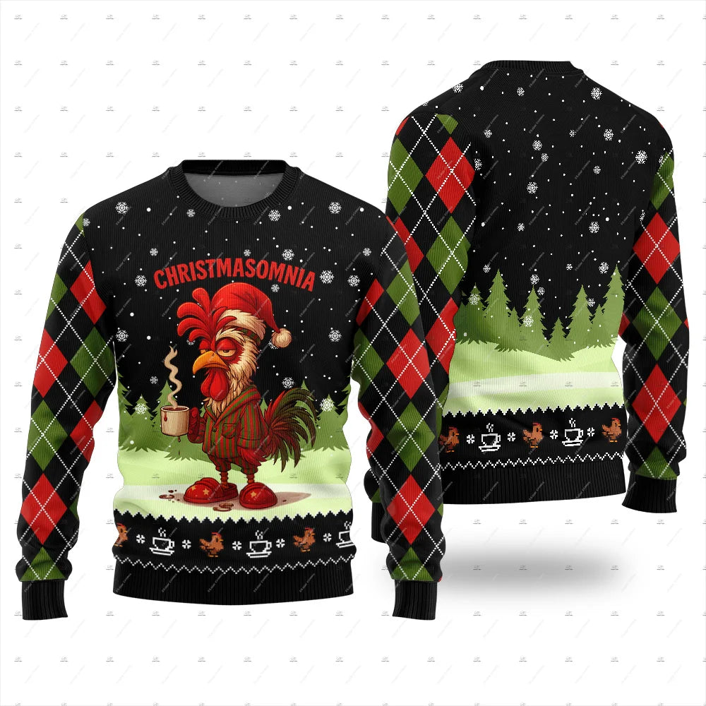 Jingle Balls Parody Ugly Christmas Sweater – Naughty Santa Crewneck