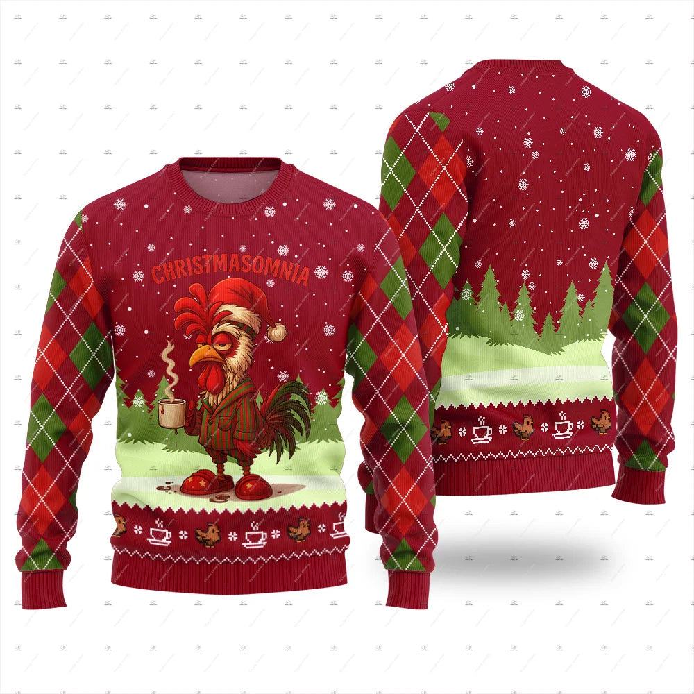 Jingle Balls Parody Ugly Christmas Sweater – Naughty Santa Crewneck