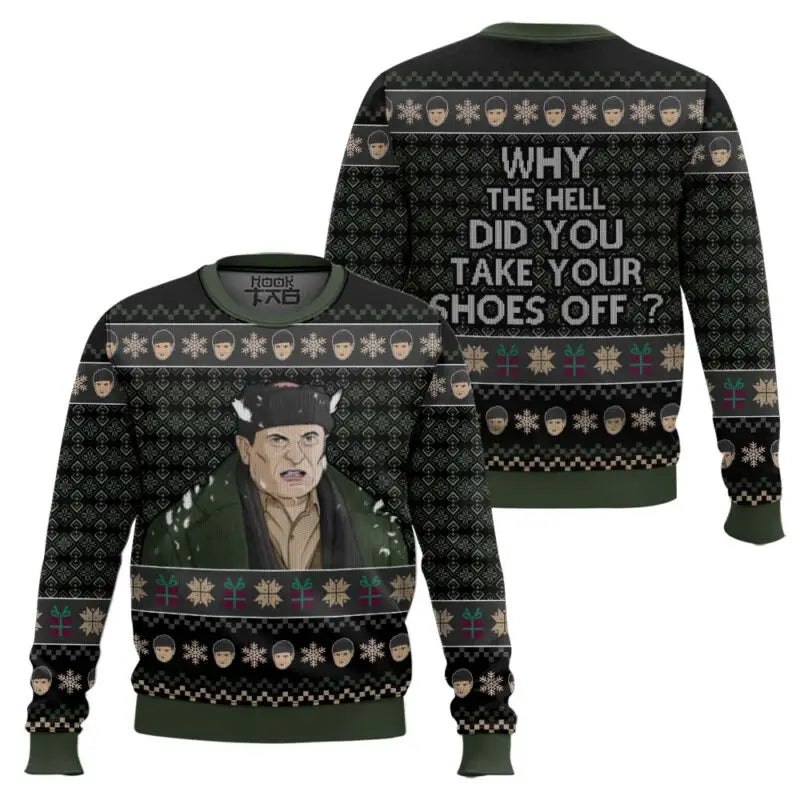 Home Alone Inspired Funny Ugly Christmas Sweater