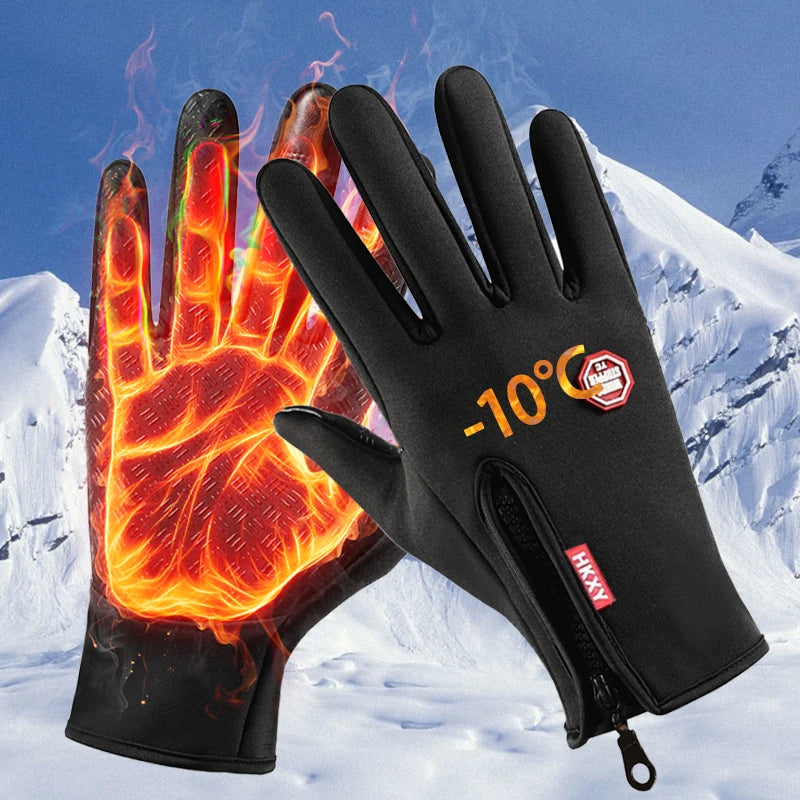 Touchscreen Winter Gloves Unisex – Waterproof Windproof Anti-Slip