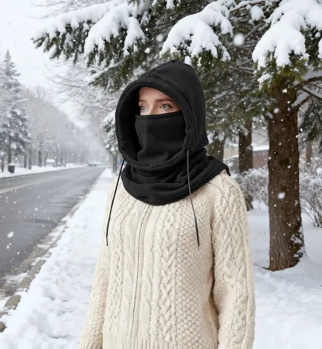 Unisex Winter Balaclava Knit Hood Windproof Face Mask
