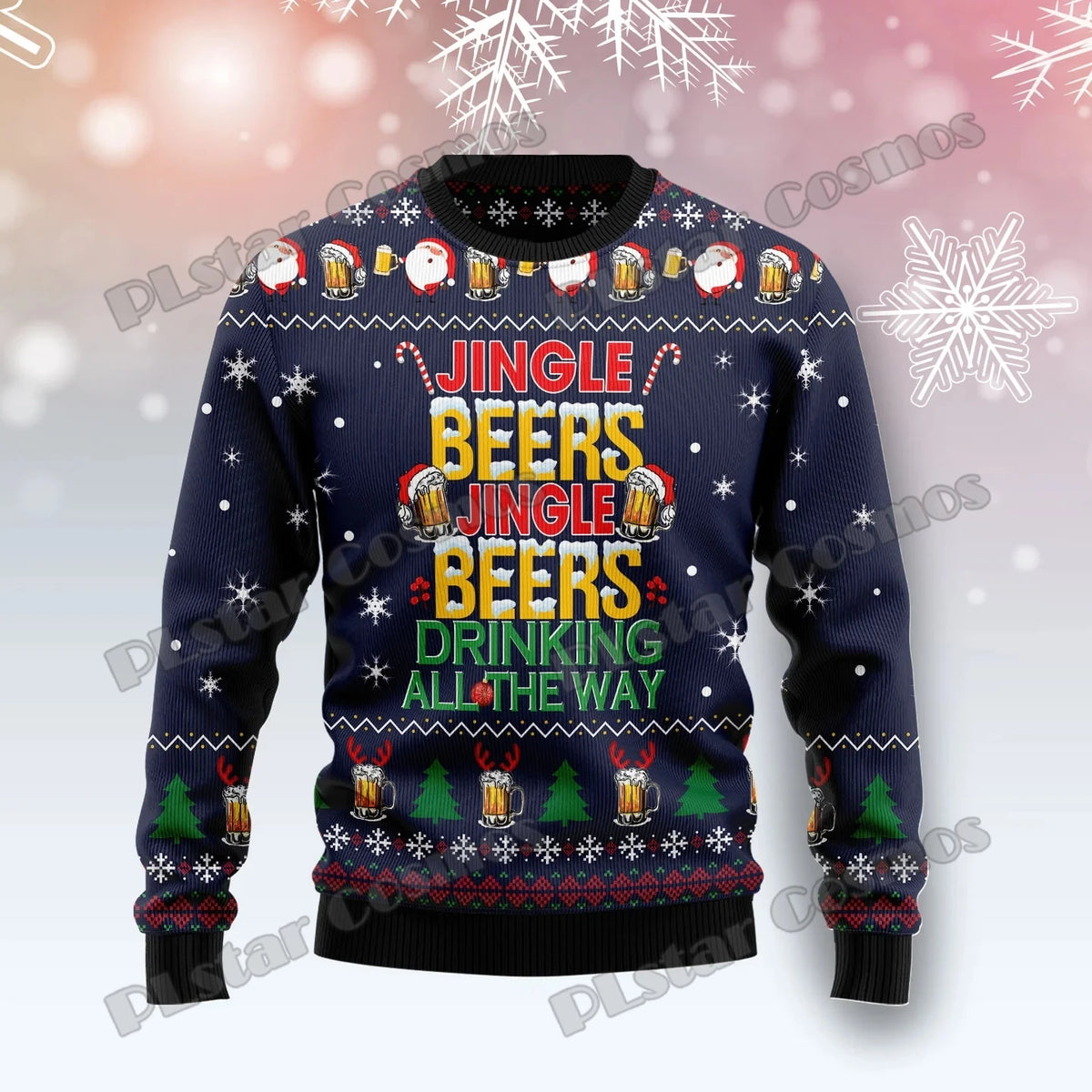 Jingle Beer Ugly Christmas Sweater