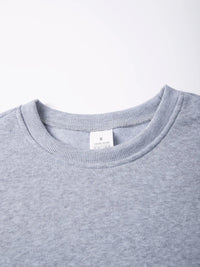 Men’s Crewneck Sweatshirt Solid Color Long Sleeve