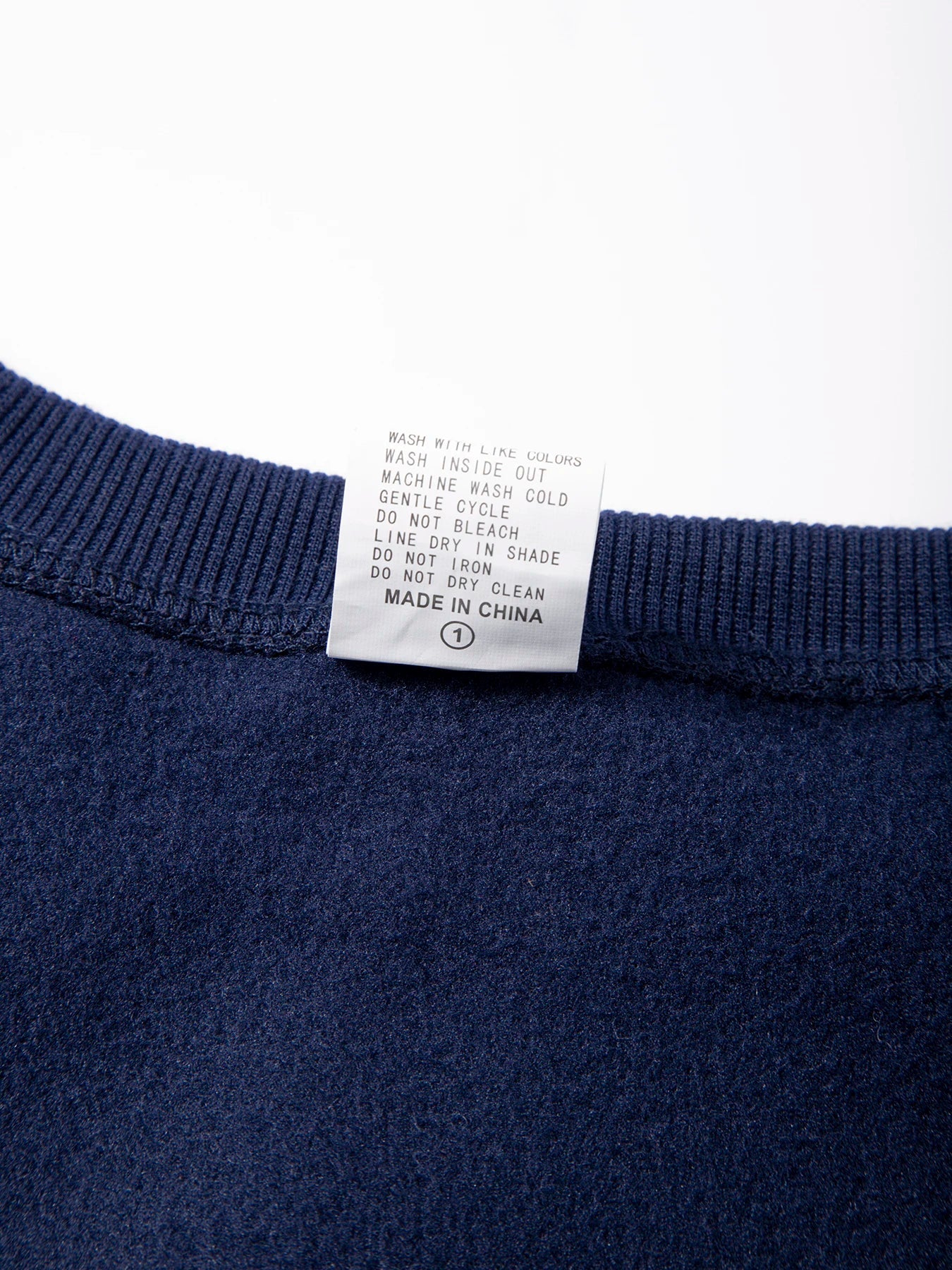 Men’s Crewneck Sweatshirt Solid Color Long Sleeve