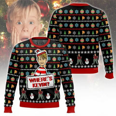 Home Alone Inspired Funny Ugly Christmas Sweater