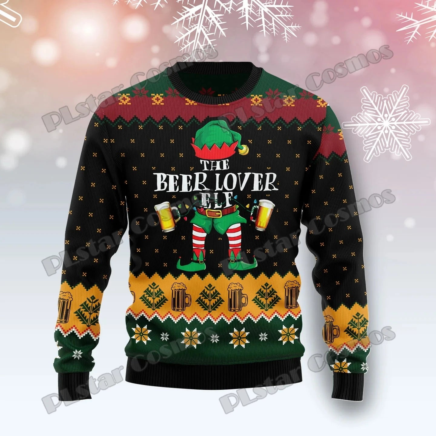 Jingle Beer Ugly Christmas Sweater