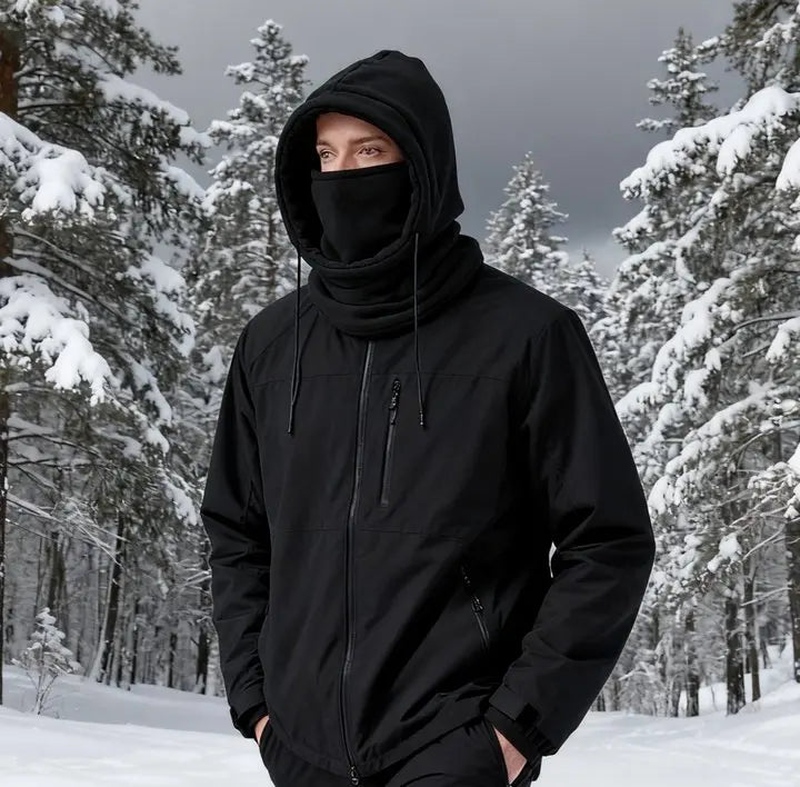Unisex Winter Balaclava Knit Hood Windproof Face Mask
