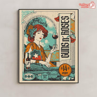 Guns N’ Roses – Because What You Want Tour – Santiago, Chile – Parque Estadio Nacional – Oct 14, 2025 Poster Canvas Wall Art - Get Trend Merch