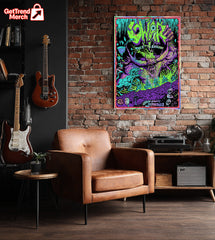 GWAR The Caverns Tennessee Poster Canvas – June 21, 2025 Concert Art by Cody Carpenter