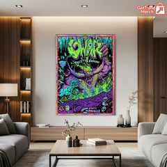 GWAR The Caverns Tennessee Poster Canvas – June 21, 2025 Concert Art by Cody Carpenter