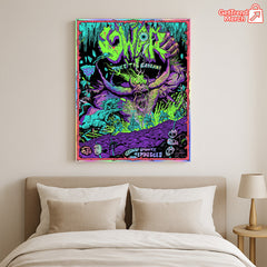 GWAR The Caverns Tennessee Poster Canvas – June 21, 2025 Concert Art by Cody Carpenter