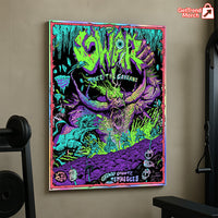 GWAR The Caverns Tennessee Poster Canvas – June 21, 2025 Concert Art by Cody Carpenter - Get Trend Merch
