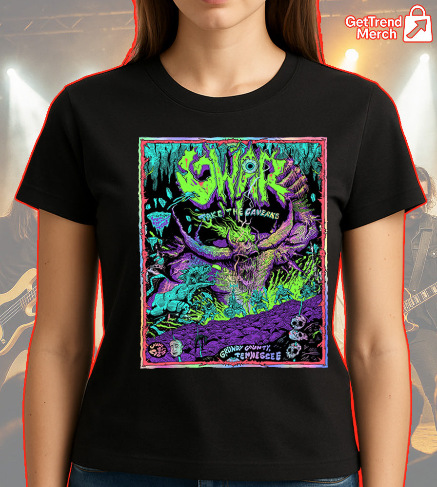 GWAR The Caverns Tennessee T-Shirt – June 21, 2025 Concert Tee by Cody Carpenter - Get Trend Merch
