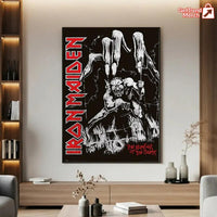 Iron Maiden “The Number of the Beast” Poster | Eddie Devil Puppet Art Print – Classic Heavy Metal Canvas Wall Decor - Get Trend Merch